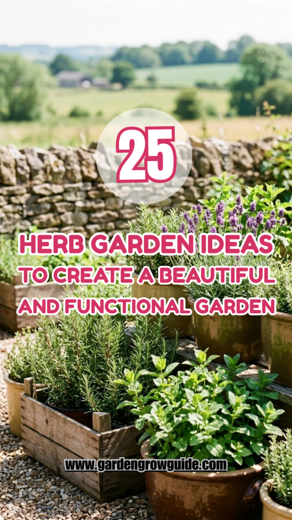 25 Herb Garden Ideas to Create a Beautiful and Functional Garden