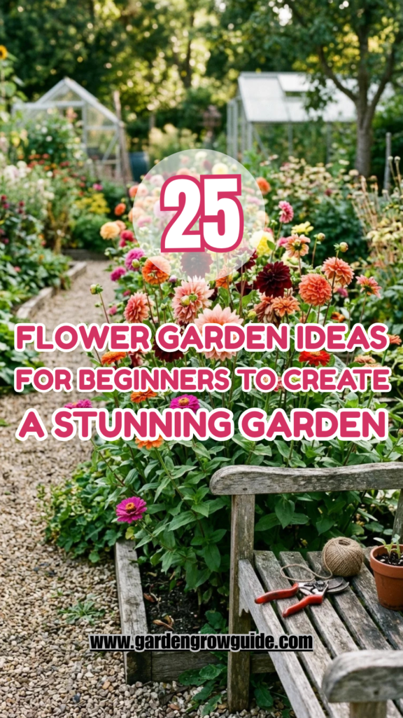 25 Flower Garden Ideas for Beginners to Create a Stunning Garden