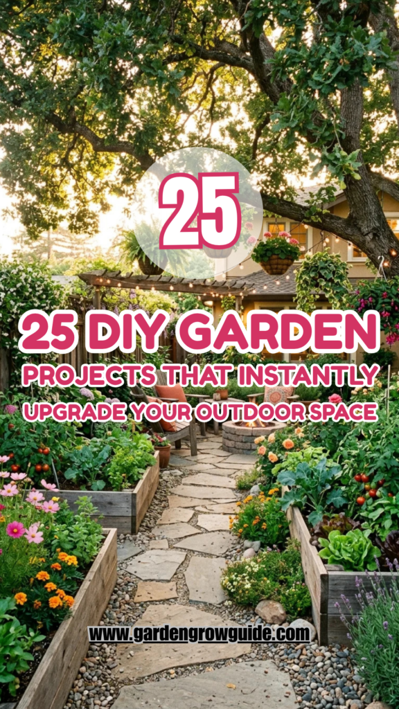 25 DIY Garden Projects That Instantly Upgrade Your Outdoor Space