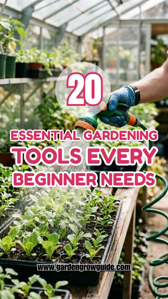 20 Essential Gardening Tools Every Beginner Needs