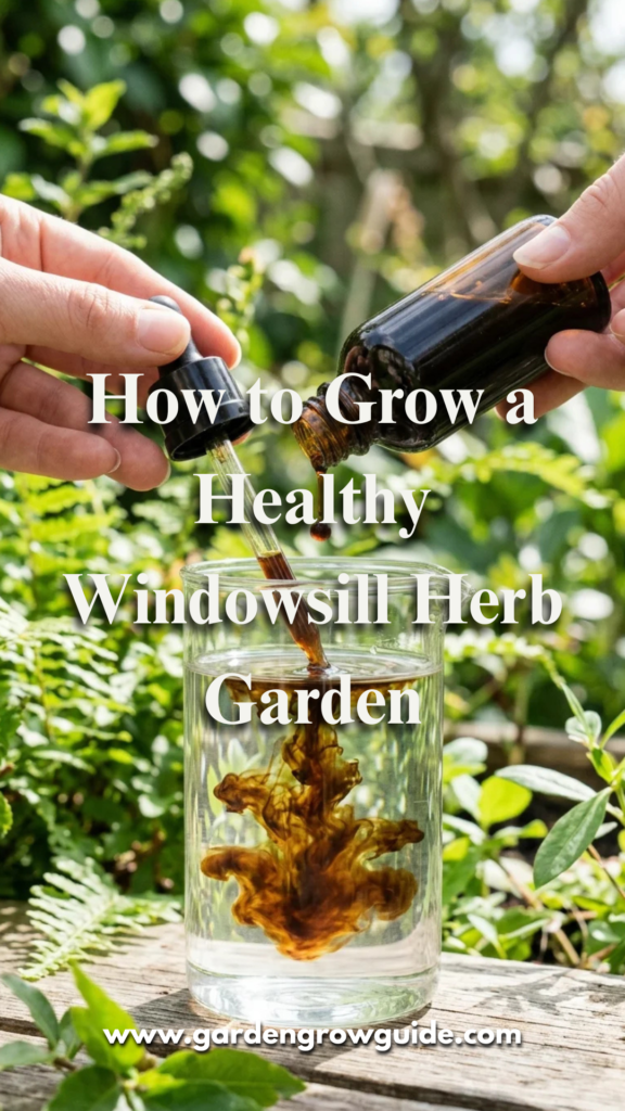 How to Grow a Healthy Windowsill Herb Garden
