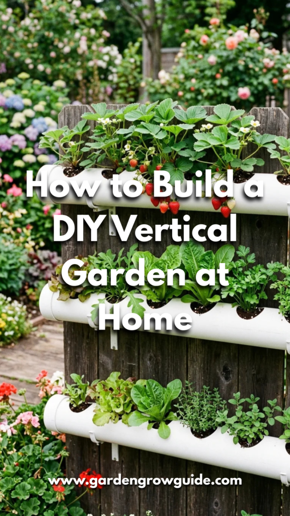 How to Build a DIY Vertical Garden at Home