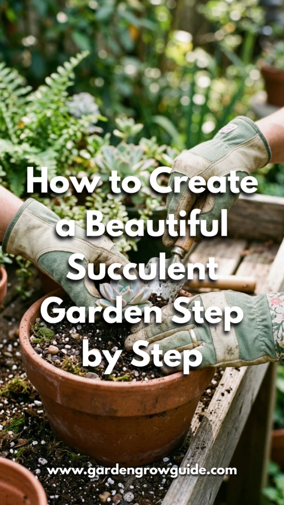 How to Create a Beautiful Succulent Garden Step by Step