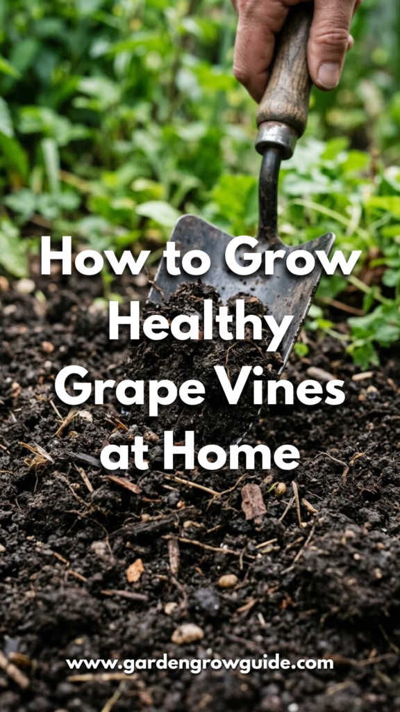 How to Grow Healthy Grape Vines at Home