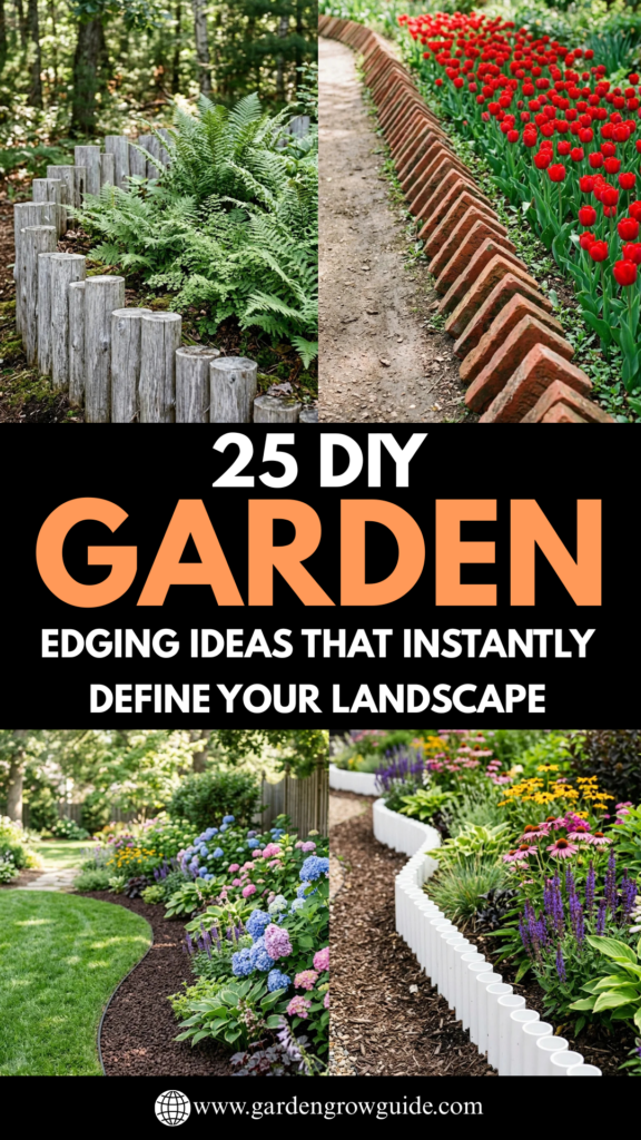 25 DIY Garden Edging Ideas That Instantly Define Your Landscape