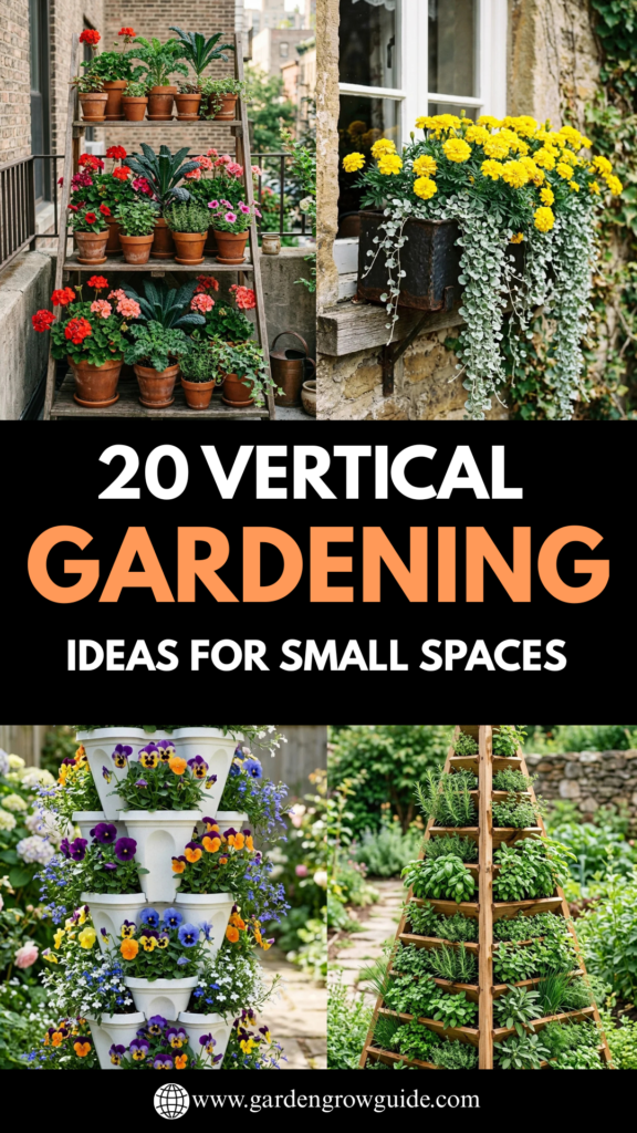 20 Vertical Gardening Ideas for Small Spaces