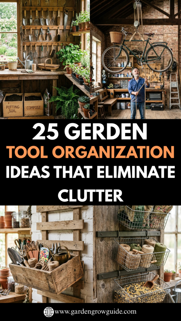 25 Garden Tool Organization Ideas That Eliminate Clutter