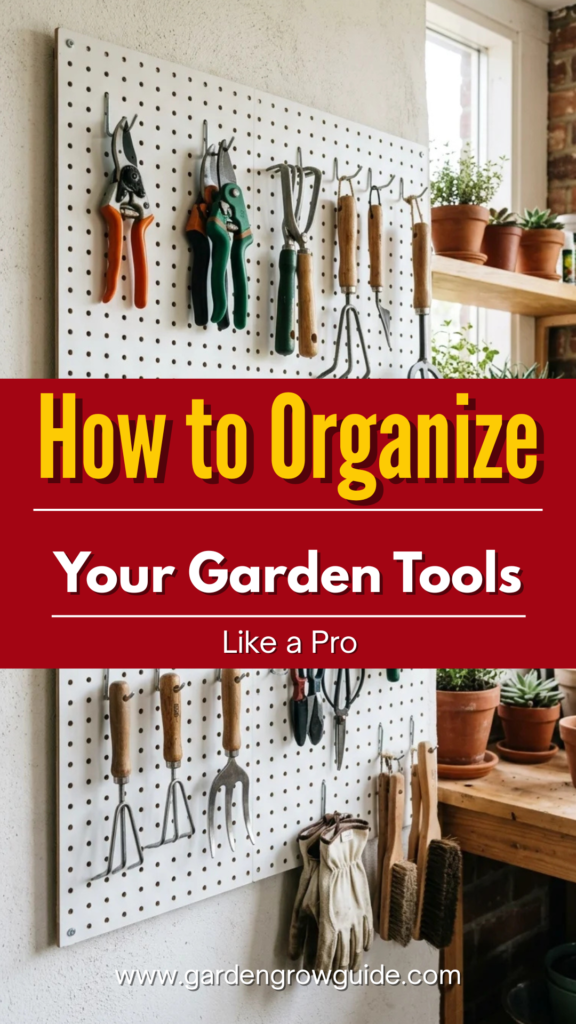 How to Organize Your Garden Tools Like a Pro