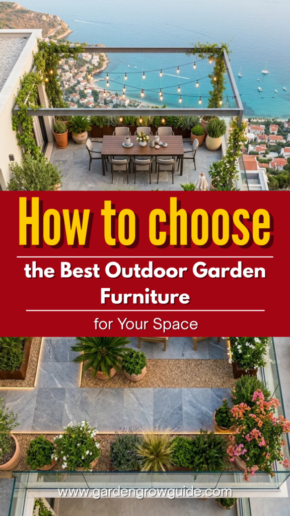 How to Choose the Best Outdoor Garden Furniture for Your Space