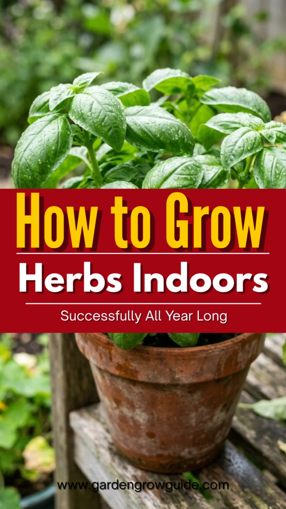 How to Grow Herbs Indoors Successfully All Year Long