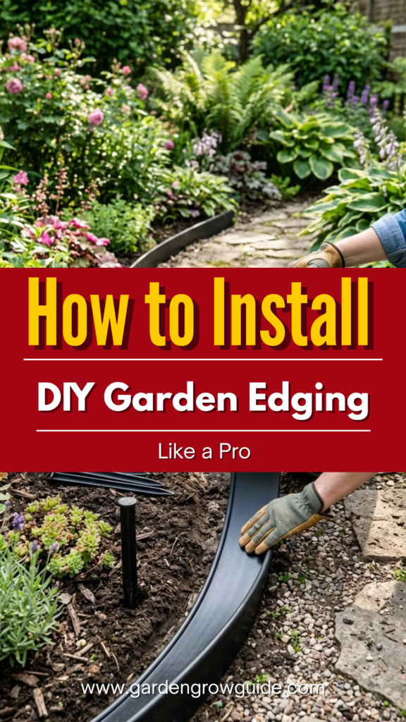 How to Install DIY Garden Edging Like a Pro