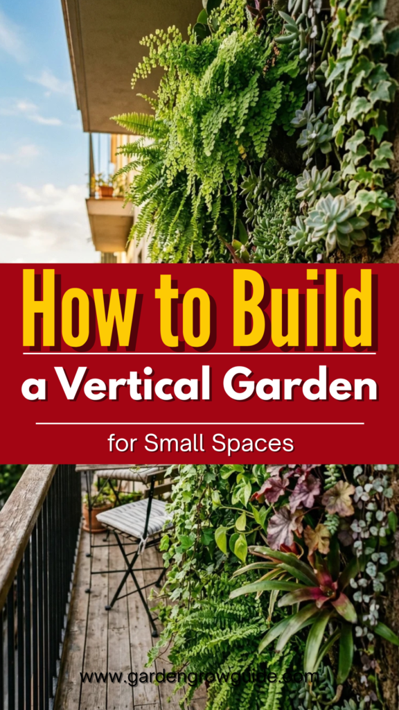 How to Build a Vertical Garden for Small Spaces