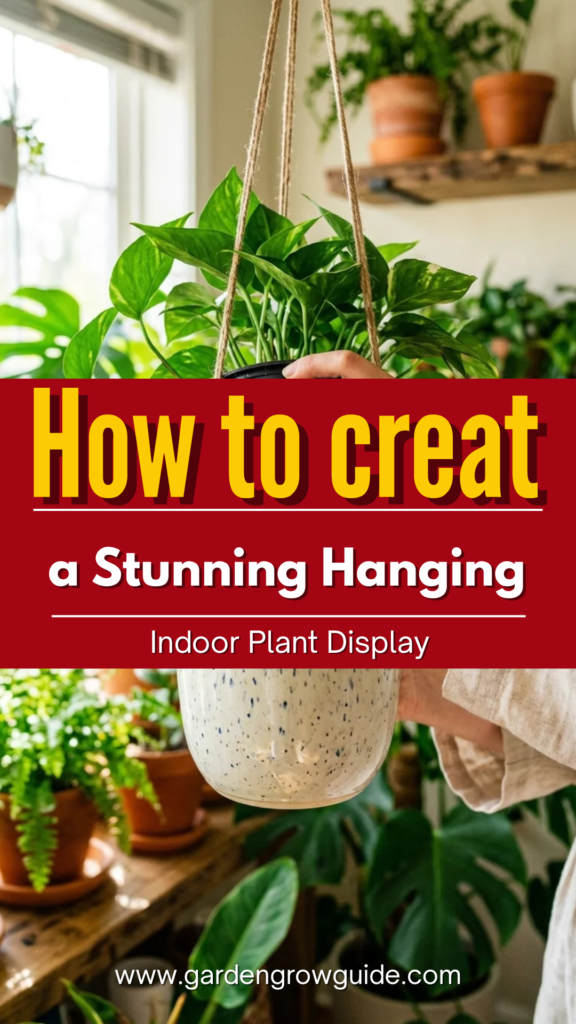 How to Create a Stunning Hanging Indoor Plant Display