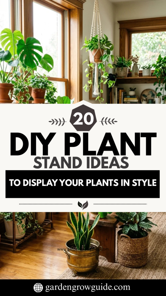 20 DIY Plant Stand Ideas to Display Your Plants in Style
