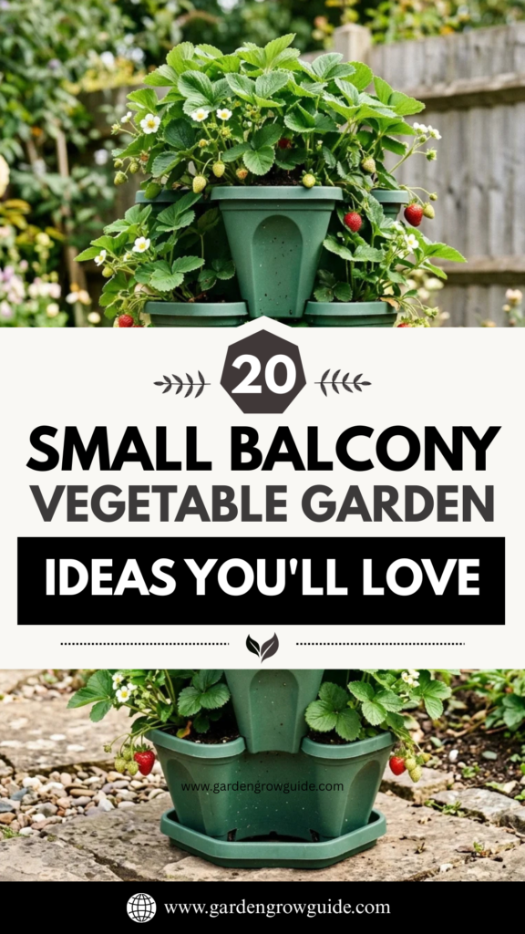 20 Small Balcony Vegetable Garden Ideas You’ll Love