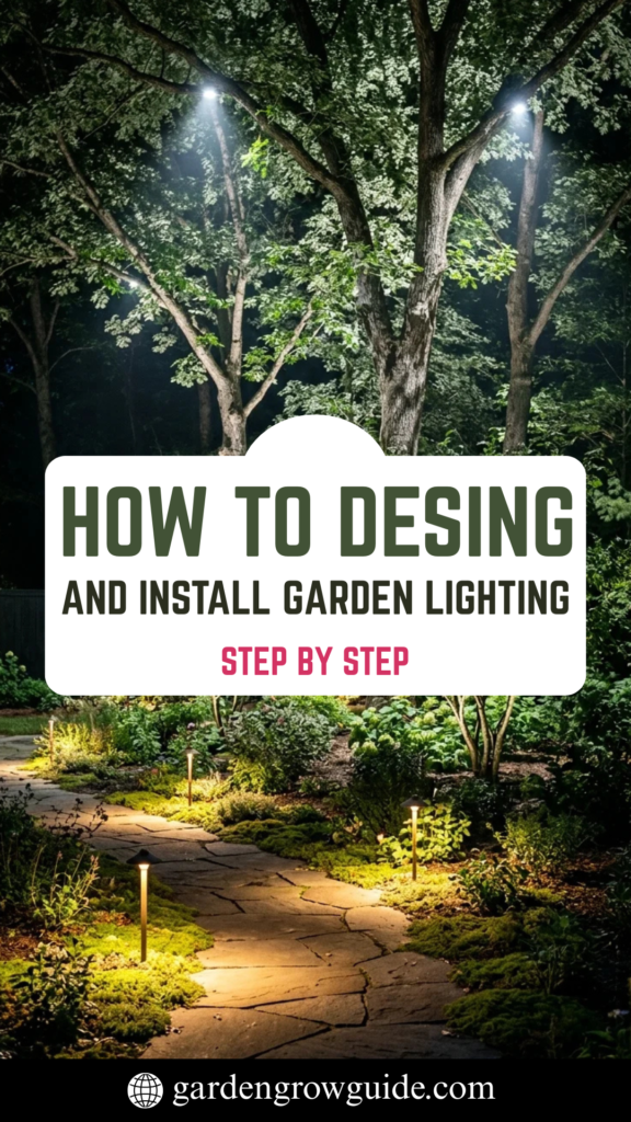 How to Design and Install Garden Lighting Step by Step