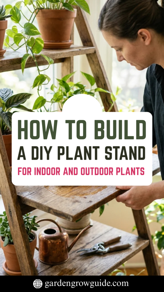 How to Build a DIY Plant Stand for Indoor and Outdoor Plants