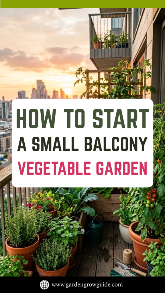 How to Start a Small Balcony Vegetable Garden