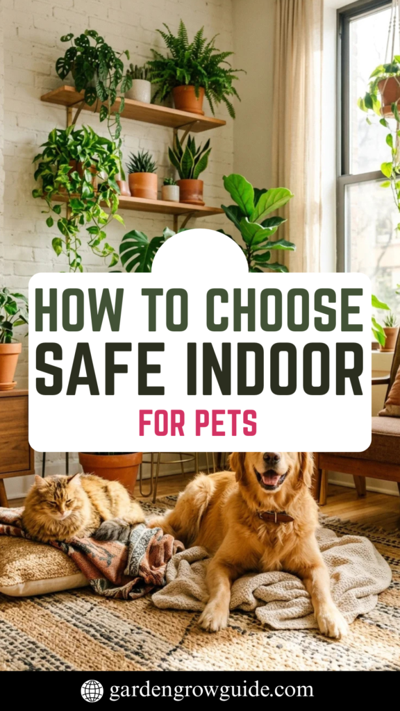 How to Choose Safe Indoor Plants for Pets