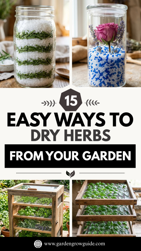 15 Easy Ways to Dry Herbs from Your Garden