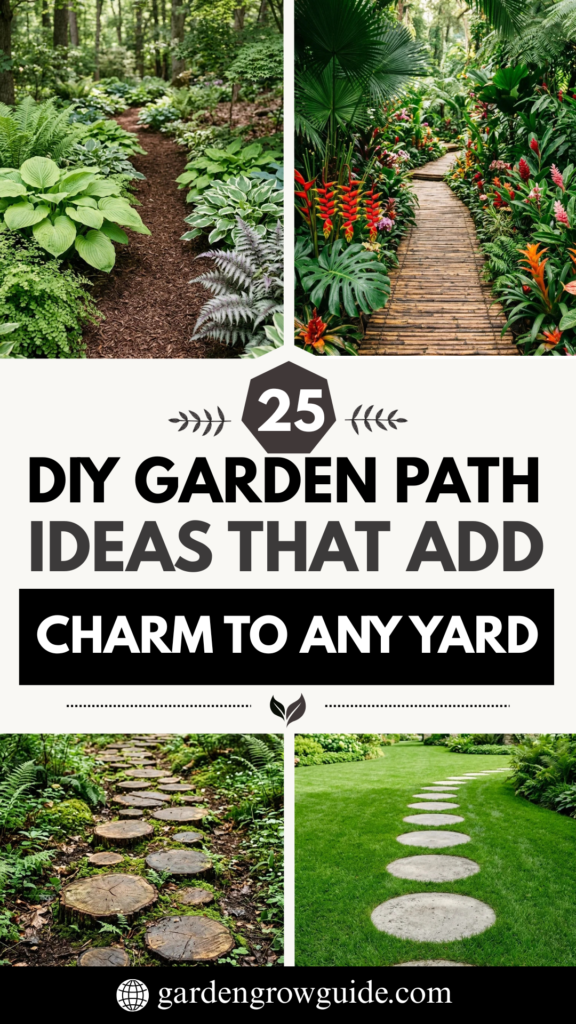 25 DIY Garden Path Ideas That Add Charm to Any Yard