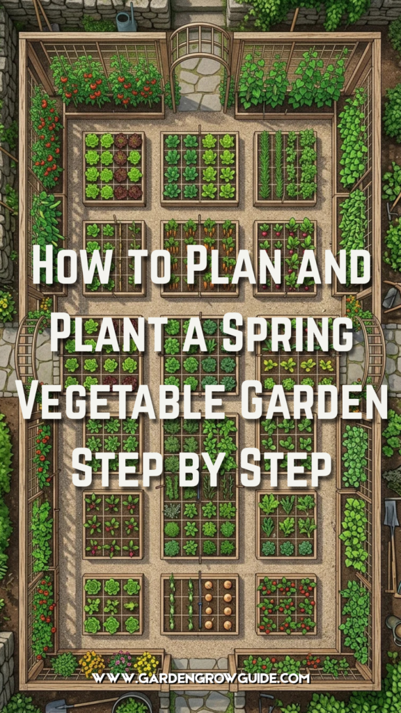 How to Plan and Plant a Spring Vegetable Garden Step by Step