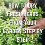 How to Dry Fresh Herbs from Your Garden Step by Step