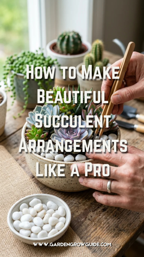 How to Make Beautiful Succulent Arrangements Like a Pro
