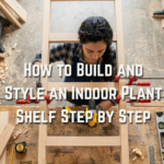 How to Build and Style an Indoor Plant Shelf Step by Step