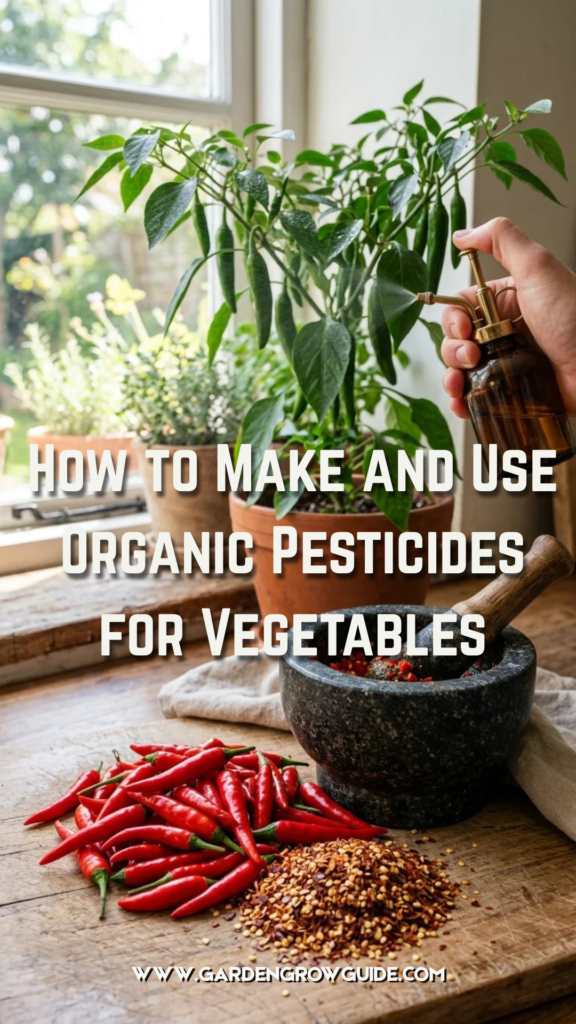 How to Make and Use Organic Pesticides for Vegetables