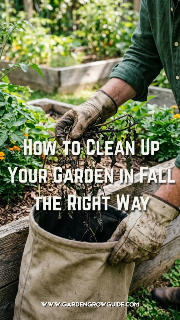 How to Clean Up Your Garden in Fall the Right Way