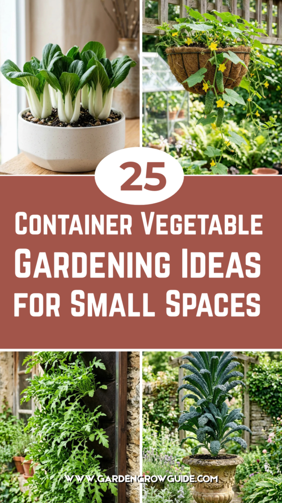 25 Container Vegetable Gardening Ideas for Small Spaces