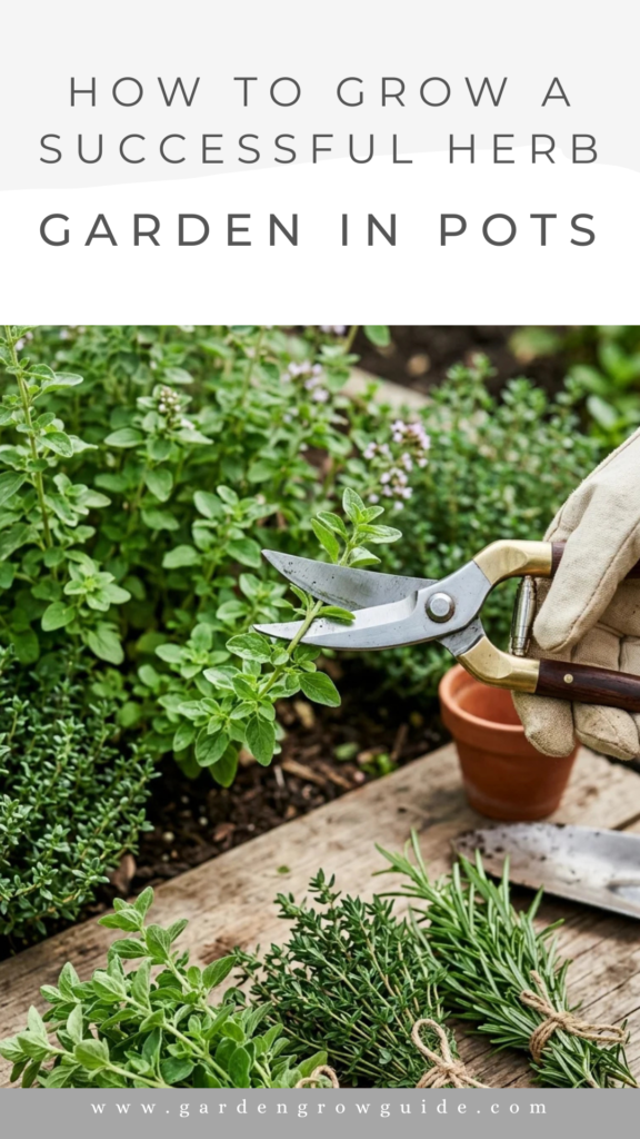 How to Grow a Successful Herb Garden in Pots