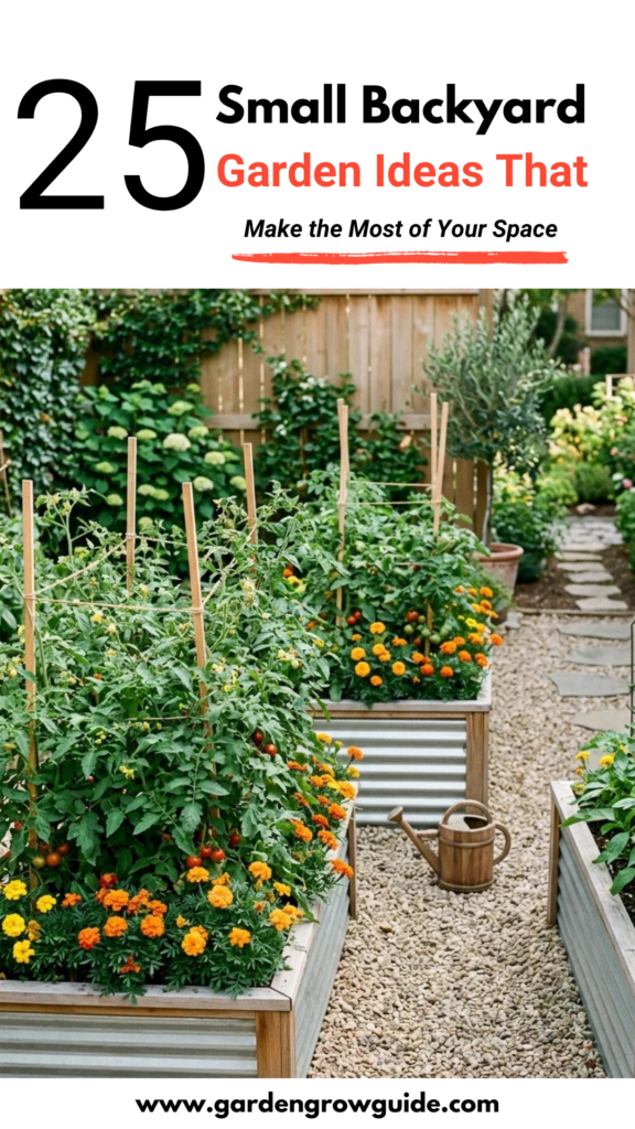 25 Small Backyard Garden Ideas That Make the Most of Your Space