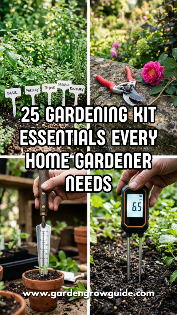 25 Gardening Kit Essentials Every Home Gardener Needs