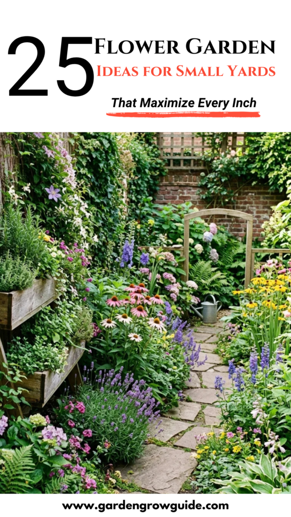 25 Flower Garden Ideas for Small Yards That Maximize Every Inch