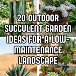 20 Outdoor Succulent Garden Ideas for a Low-Maintenance Landscape