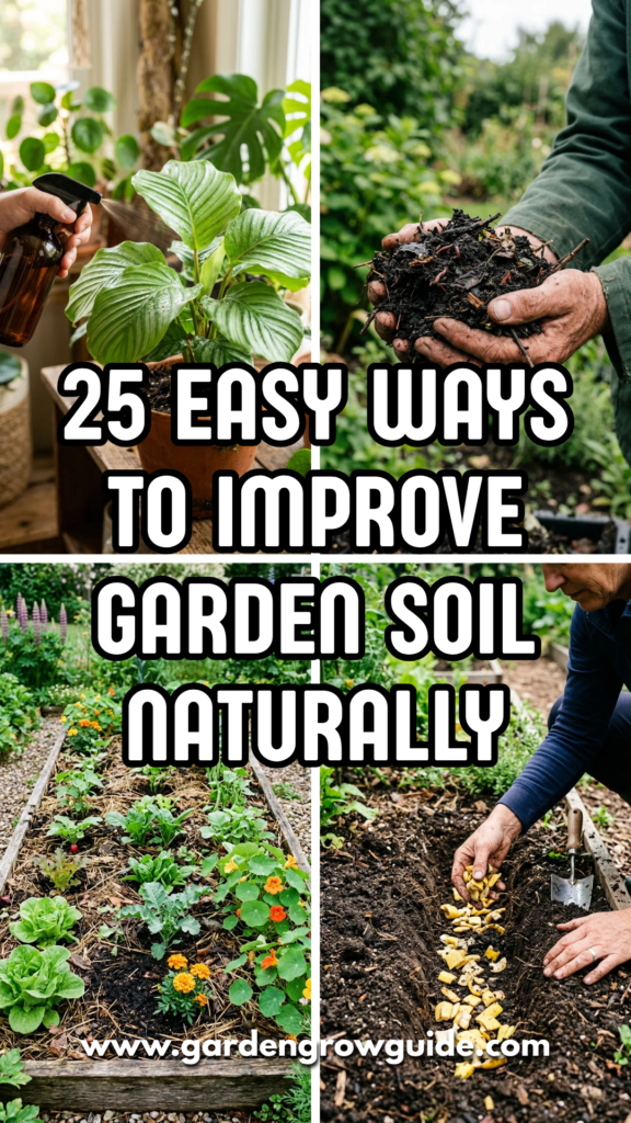 25 Easy Ways to Improve Garden Soil Naturally