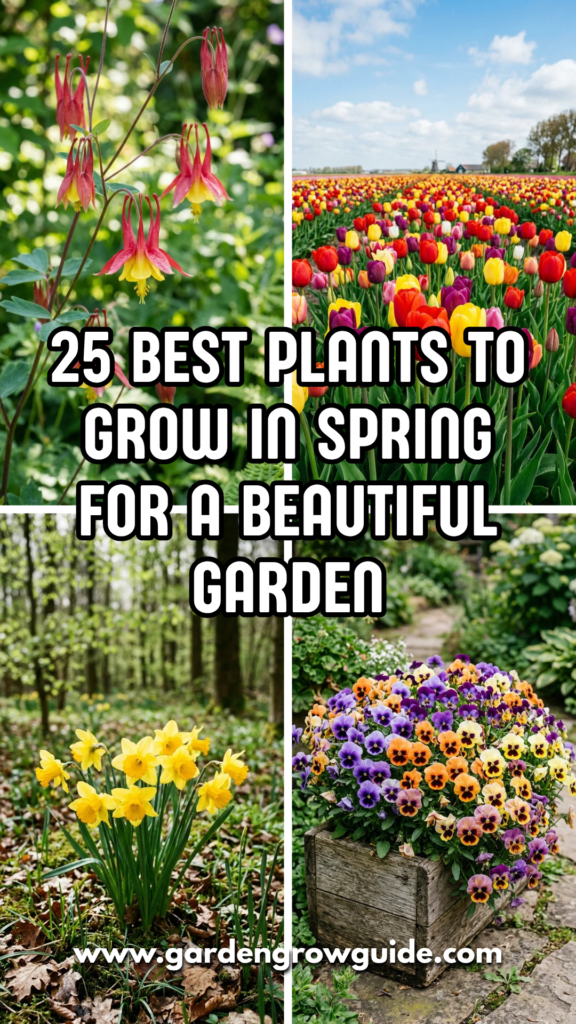 25 Best Plants to Grow in Spring for a Beautiful Garden
