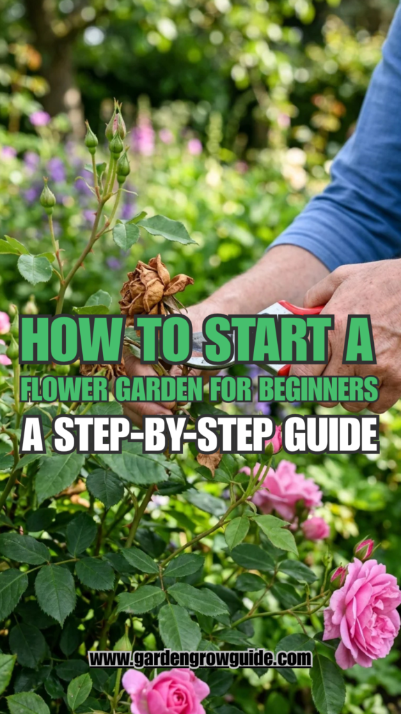 How to Start a Flower Garden for Beginners: A Step-by-Step Guide