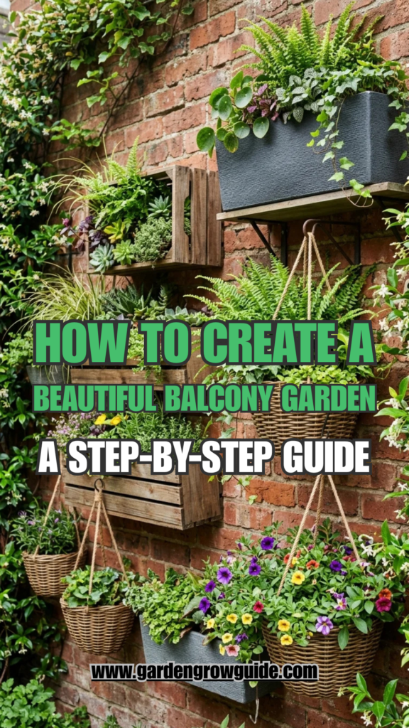 How to Create a Beautiful Balcony Garden: A Step-by-Step Guide