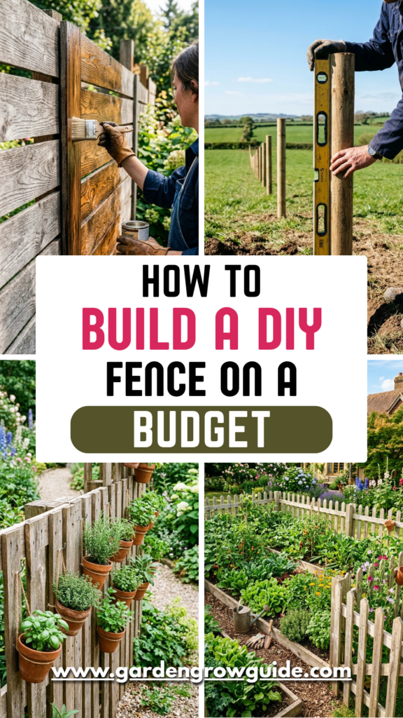 How to Build a DIY Garden Fence on a Budget