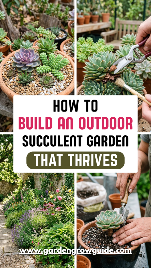 How to Build an Outdoor Succulent Garden That Thrives