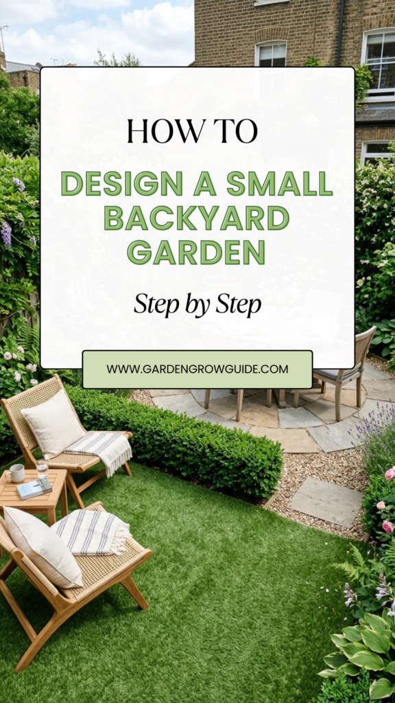 How to Design a Small Backyard Garden Step by Step