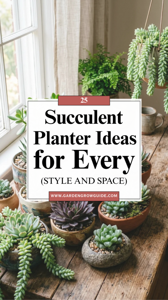 25 Succulent Planter Ideas for Every Style and Space