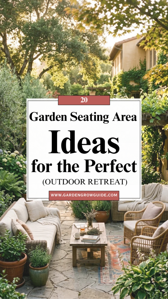 20 Garden Seating Area Ideas for the Perfect Outdoor Retreat