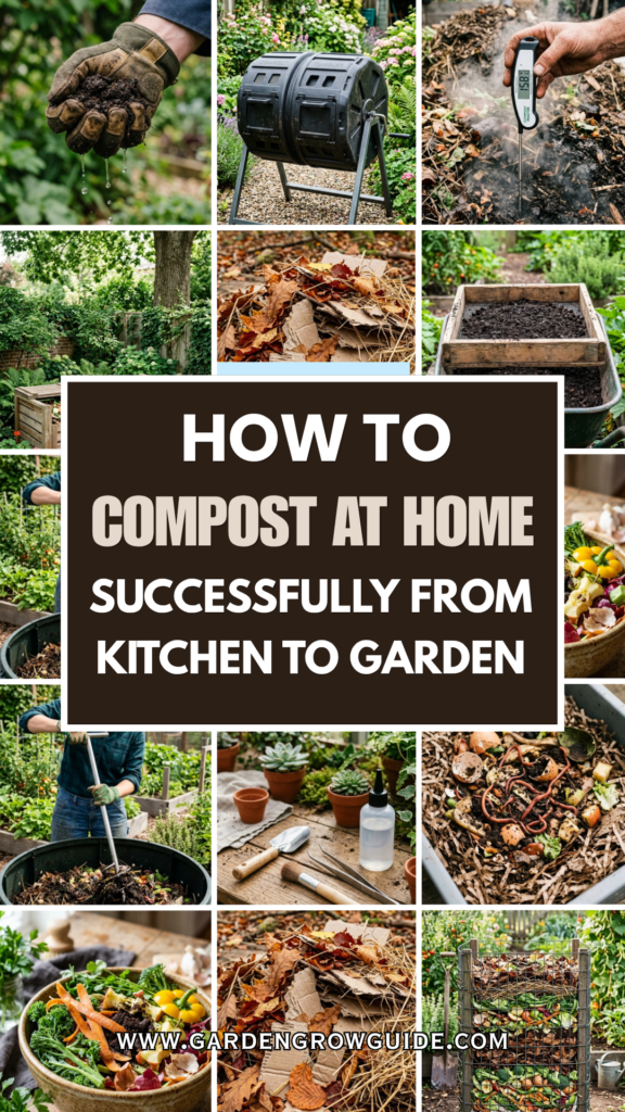 How to Compost at Home Successfully from Kitchen to Garden