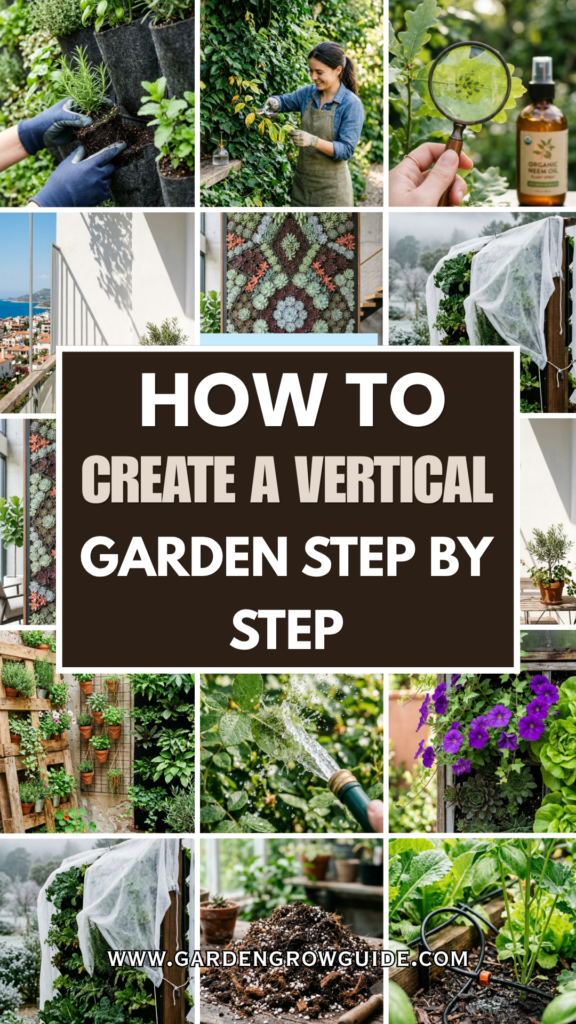 How to Create a Vertical Garden Step by Step