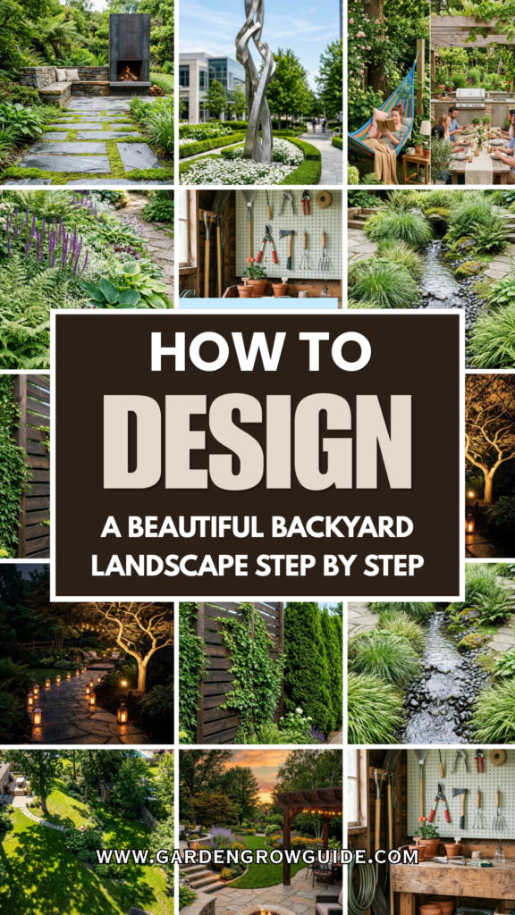 How to Design a Beautiful Backyard Landscape Step by Step