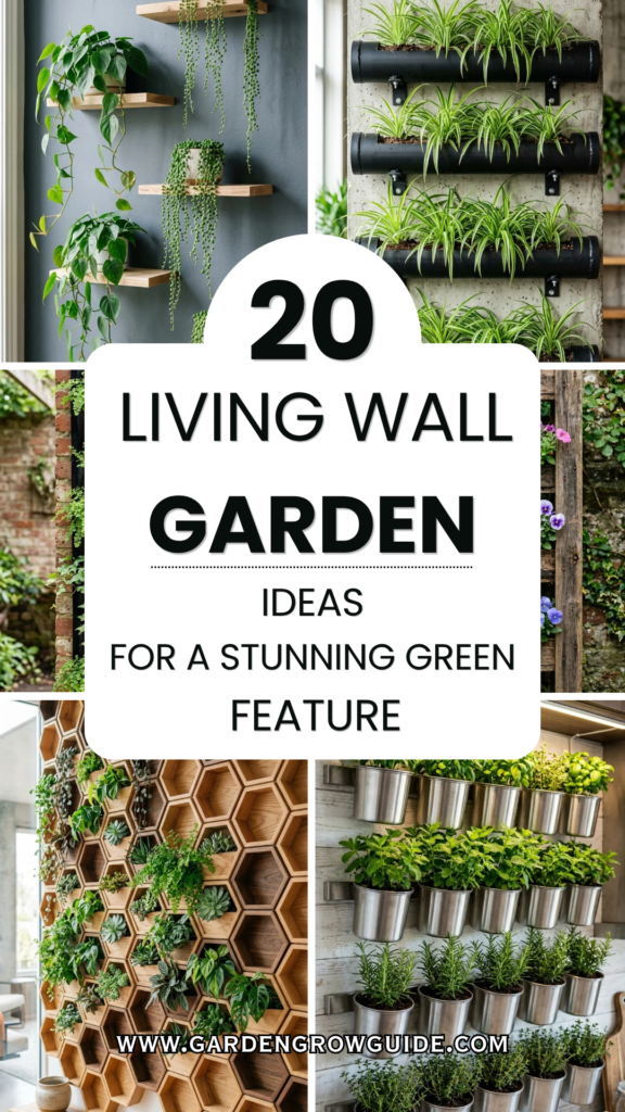 20 Living Wall Garden Ideas for a Stunning Green Feature